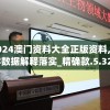 2024澳门资料大全正版资料,科学数据解释落实_精确款.5.324