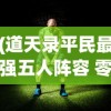 (道天录平民最强五人阵容 零氪最强阵容推荐)道天录平民最强五人阵容攻略与解析