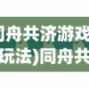 (同舟共济游戏规则玩法)同舟共济游戏，团队协作与策略挑战的完美结合