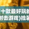 (十款最好玩的射击游戏)捡装备撤离的射击游戏，探索刺激与策略的结合