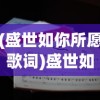 (盛世如你所愿歌词)盛世如你所愿完整版免费，探索与解读