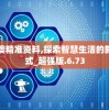 新澳精准资料,探索智慧生活的新方式_超强版.6.73