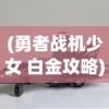(勇者战机少女 白金攻略)勇者战机少女，热血翱翔的空战传奇