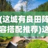 (这城有良田阵容搭配推荐)这城有良田，城市农业的发展与展望