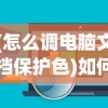 (怎么调电脑文档保护色)如何设置电脑文档保护色及其相关功能详解
