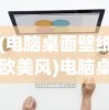 (电脑桌面壁纸欧美风)电脑桌面图片高清壁纸欧美，精选与流行趋势分析