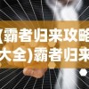 (霸者归来攻略大全)霸者归来攻略，全面指南与常见问题解答
