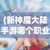 (新神魔大陆手游哪个职业厉害 最强职业推荐)新神魔大陆手游，哪个职业最厉害？深度分析与职业介绍