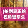 (拍到真正的独角兽怎么办)揭秘独角兽的真面目，捕捉神秘影像之旅
