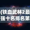 (铁血武林2最强十名排名第一)铁血武林2，最强英雄排名揭秘