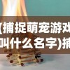(捕捉萌宠游戏叫什么名字)捕捉萌宠游戏大全，热门游戏推荐与介绍