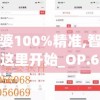管家婆100%精准,智慧生活从这里开始_OP.6.615