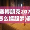 (赛博朋克2077怎么嫖超梦)赛博朋克2077，游戏内嫖客行为指南及常见问题解答