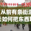 (从前有条街洞天如何把东西取出来呢)揭秘街洞天，东西如何巧妙取出