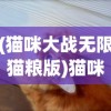 (猫咪大战无限猫粮版)猫咪打猎无尽模式无限金币，游戏攻略与深度解析