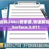 镇坛之宝资料246cc管家婆,快速解答解释落实_Surface.3.811