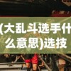(大乱斗选手什么意思)选技大乱斗游戏价格解析