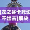 (龙之谷卡死切不出去)解决龙之谷器卡住不动问题的全面指南