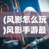 (风影怎么玩)风影手游最强阵容2024，策略分析与展望