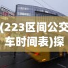 (223区间公交车时间表)探寻城市脉络，关于23区间路公交车路线的深度解析