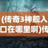 (传奇3神舰入口在哪里啊)传奇3神舰入口位置揭秘，探索神秘的冒险之旅