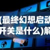 (最终幻想启动开关是什么)解决最终幻想器打开无响应问题的方法与策略
