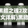(黑暗之魂2攻略图文详解)黑暗之魂2攻略图文详解，从入门到精通