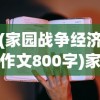 (家园战争经济作文800字)家园战争经济作文，战争背景下的家园经济发展思考