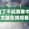 (了不起勇者中文版在线观看)了不起勇者中文版，游戏深度解析与常见问题解答