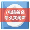 (电脑签名怎么关闭声音提示)如何关闭电脑签名功能，详细步骤与常见问题解答