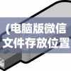 (电脑版微信文件存放位置)电脑版微信文件存储位置详解，文件存储在哪个文件夹？