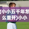 (小小五千年怎么重开)小小五千年更换主帅的全面指南