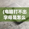 (电脑打不出字母是怎么回事)电脑打不出字母，原因解析与解决方案