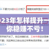 揭秘2023年怎样提升一肖，让你稳赚不亏！
