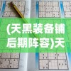 (天黑装备铺后期阵容)天黑装备铺攻略大全及常见问题解答