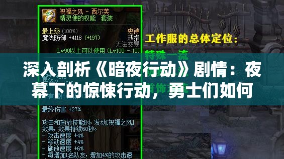 深入剖析《暗夜行动》剧情：夜幕下的惊悚行动，勇士们如何在困境中联手抵抗恶势力