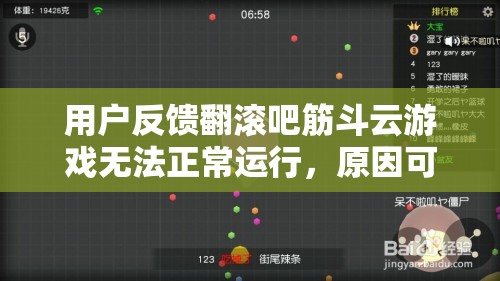用户反馈翻滚吧筋斗云游戏无法正常运行，原因可能与设备版本不匹配有关，如何解决？