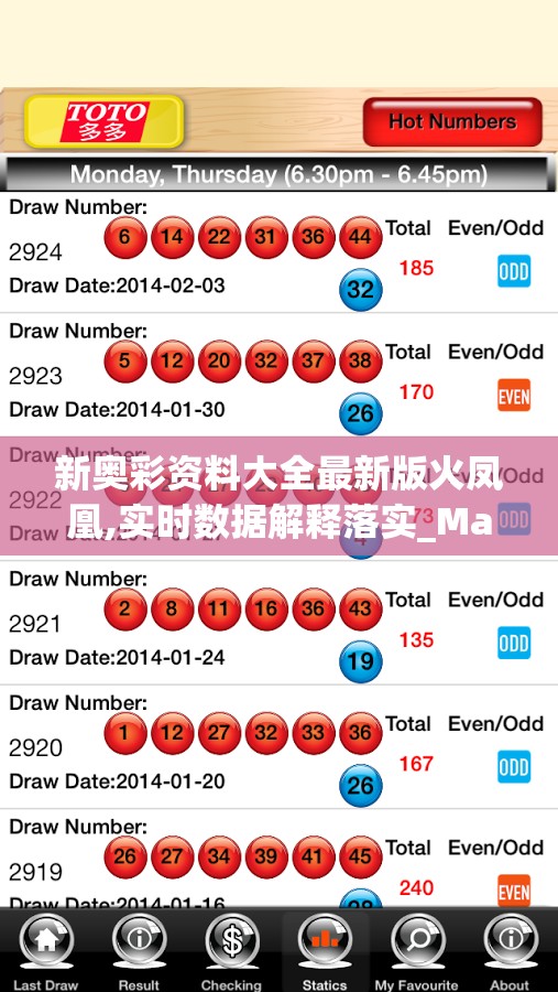 新奥彩资料大全最新版火凤凰,实时数据解释落实_Max.5.36