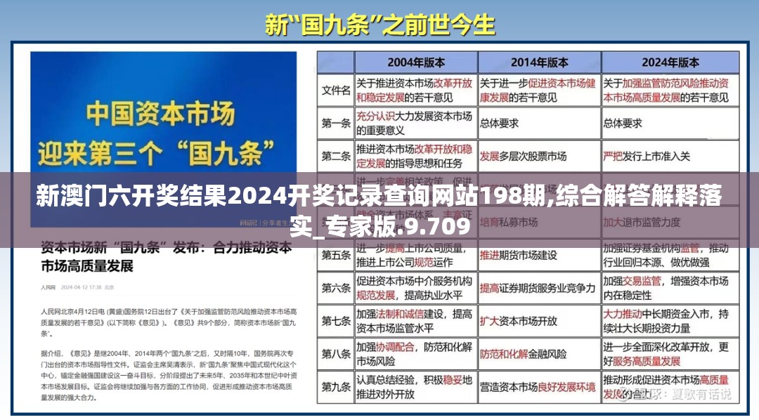 新澳门六开奖结果2024开奖记录查询网站198期,综合解答解释落实_专家版.9.709