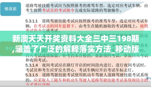 新澳天天开奖资料大全三中三198期,涵盖了广泛的解释落实方法_移动版Eleme.0.477