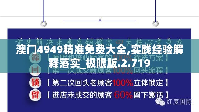 澳门4949精准免费大全,实践经验解释落实_极限版.2.719