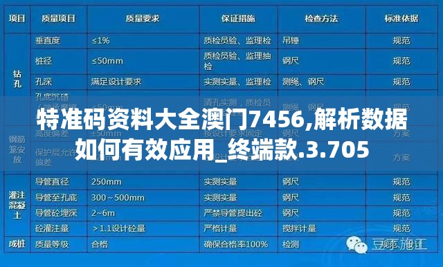 特准码资料大全澳门7456,解析数据如何有效应用_终端款.3.705