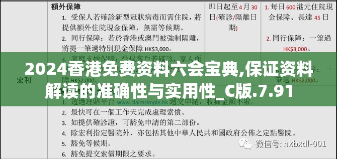 2024香港免费资料六会宝典,保证资料解读的准确性与实用性_C版.7.91