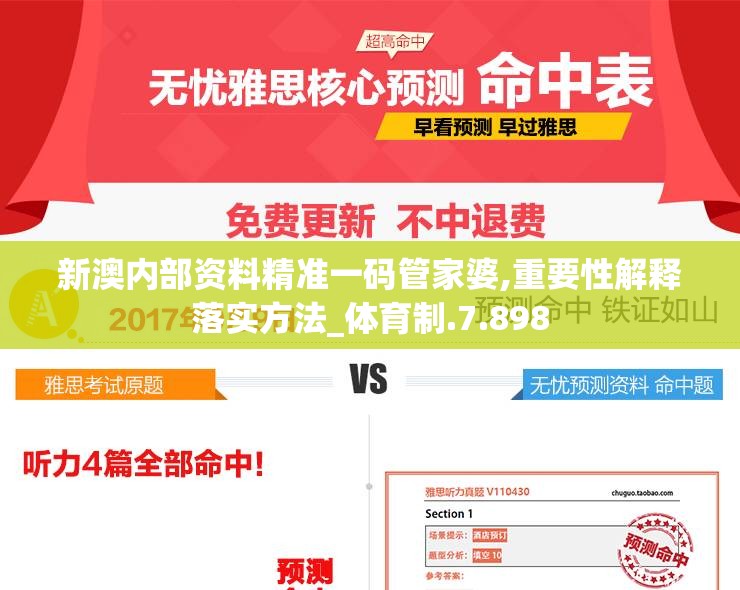 新澳内部资料精准一码管家婆,重要性解释落实方法_体育制.7.898