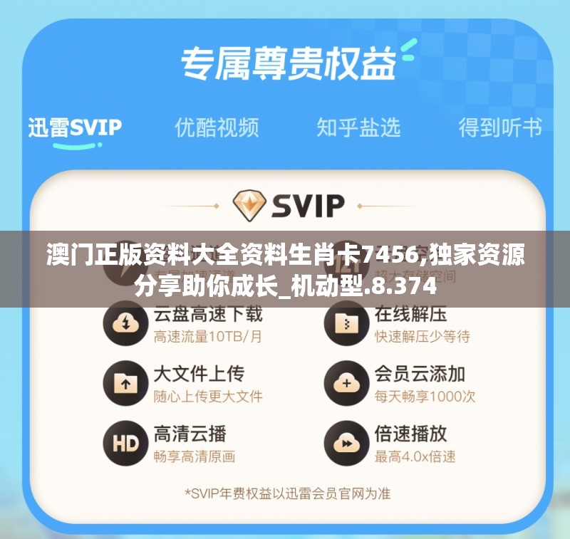澳门正版资料大全资料生肖卡7456,独家资源分享助你成长_机动型.8.374