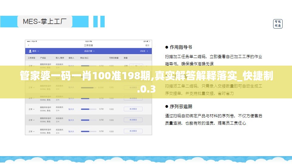 管家婆一码一肖100准198期,真实解答解释落实_快捷制.0.3