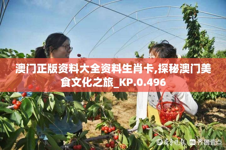 澳门正版资料大全资料生肖卡,探秘澳门美食文化之旅_KP.0.496