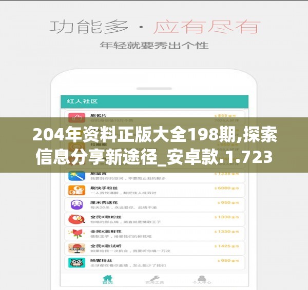 204年资料正版大全198期,探索信息分享新途径_安卓款.1.723