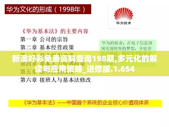 新澳好彩免费资料查询198期,多元化的解读与应用策略_进修版.1.654