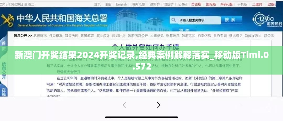 新澳门开奖结果2024开奖记录,经典案例解释落实_移动版Timi.0.572
